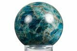 Bright Blue Apatite Sphere - Madagascar #334071-1